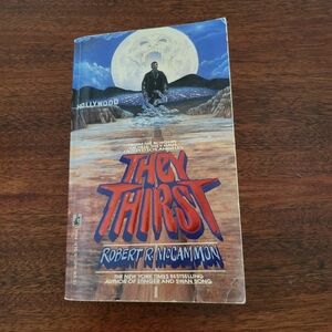 They Thirst By Robert McCammon First Pocket Books Printing 1988 Paperback